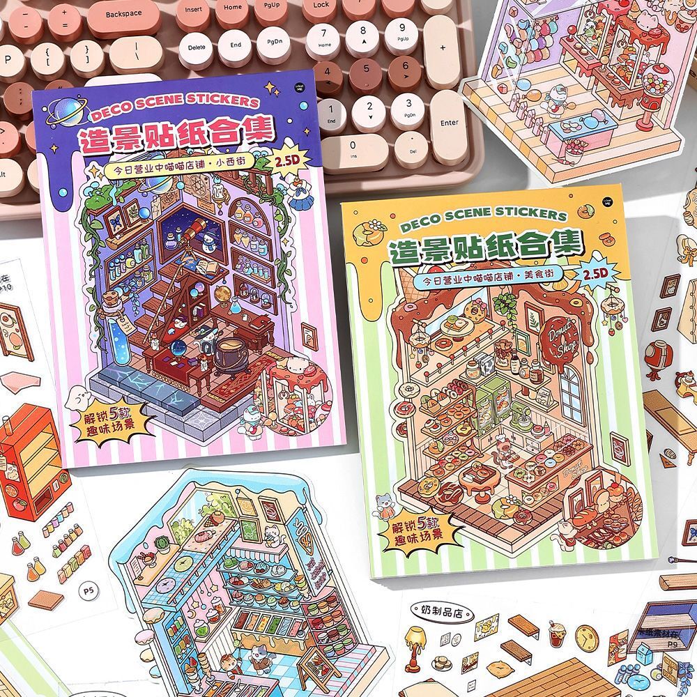 Infeel.Me · Ink Whispers Scenery Stickers