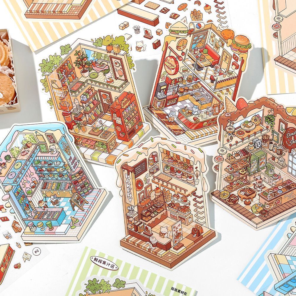 Infeel.Me · Ink Whispers Scenery Stickers