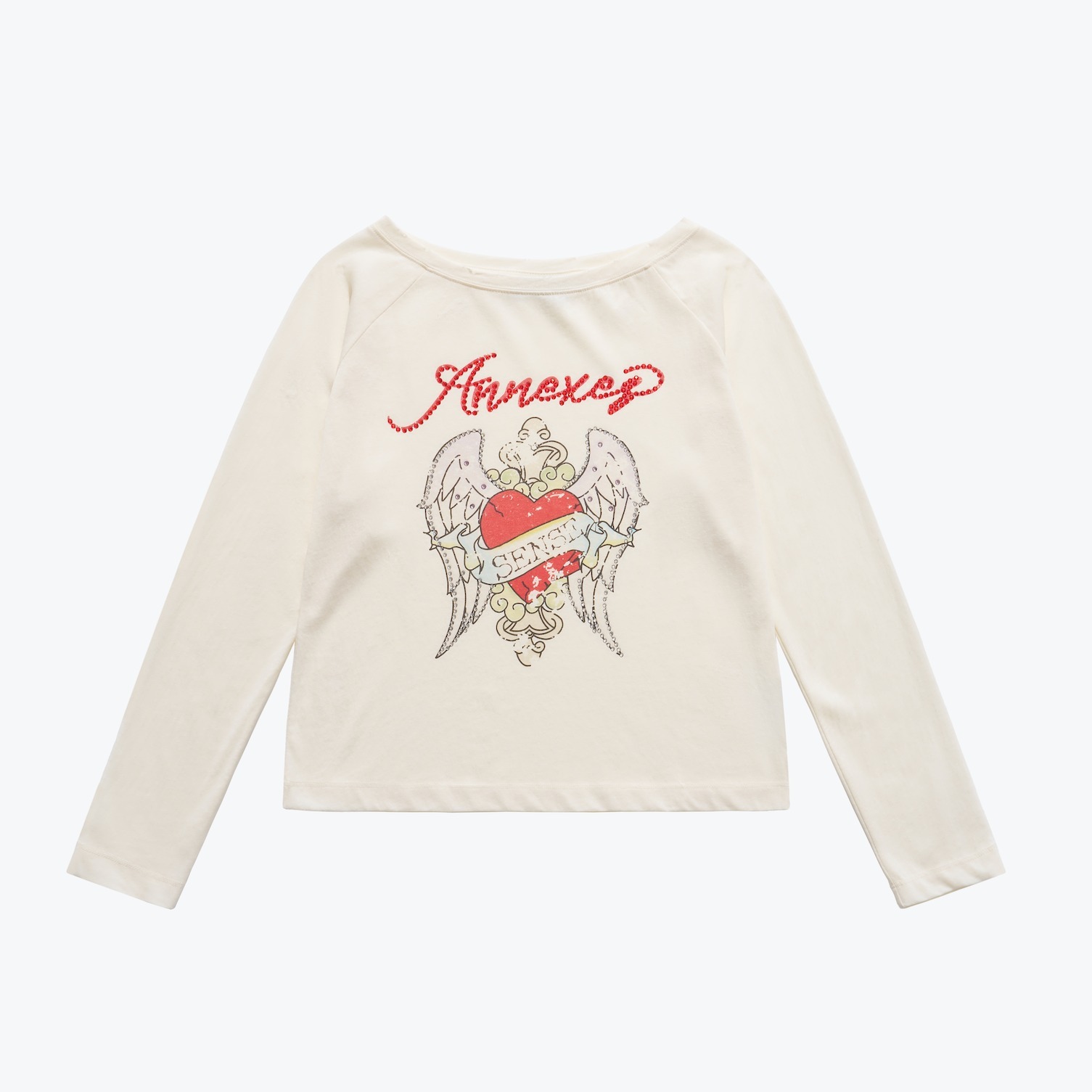 SENSE Wings Off-Shoulder Tee