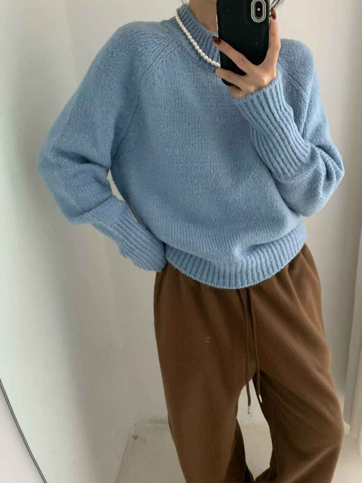 LP5356 馬卡龍色套頭圓領針織衫 *優惠碼不適用*