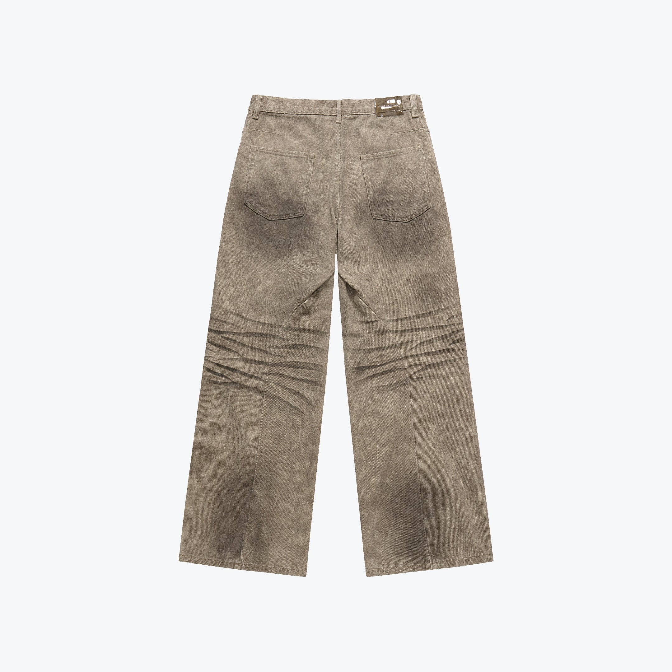 SENSE Dark Wash Curved Pants