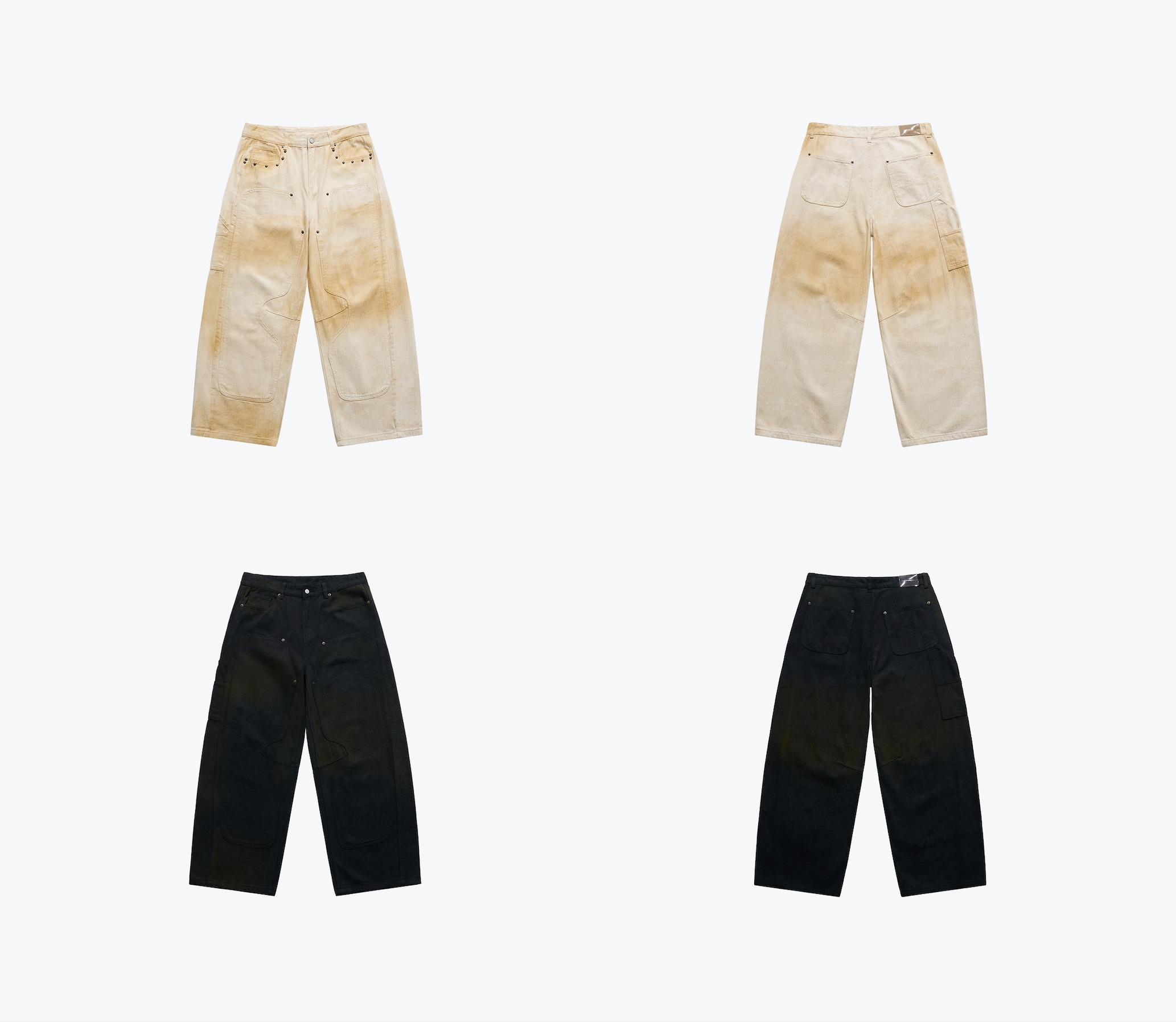 SENSE Sulfur Faded Double Knee