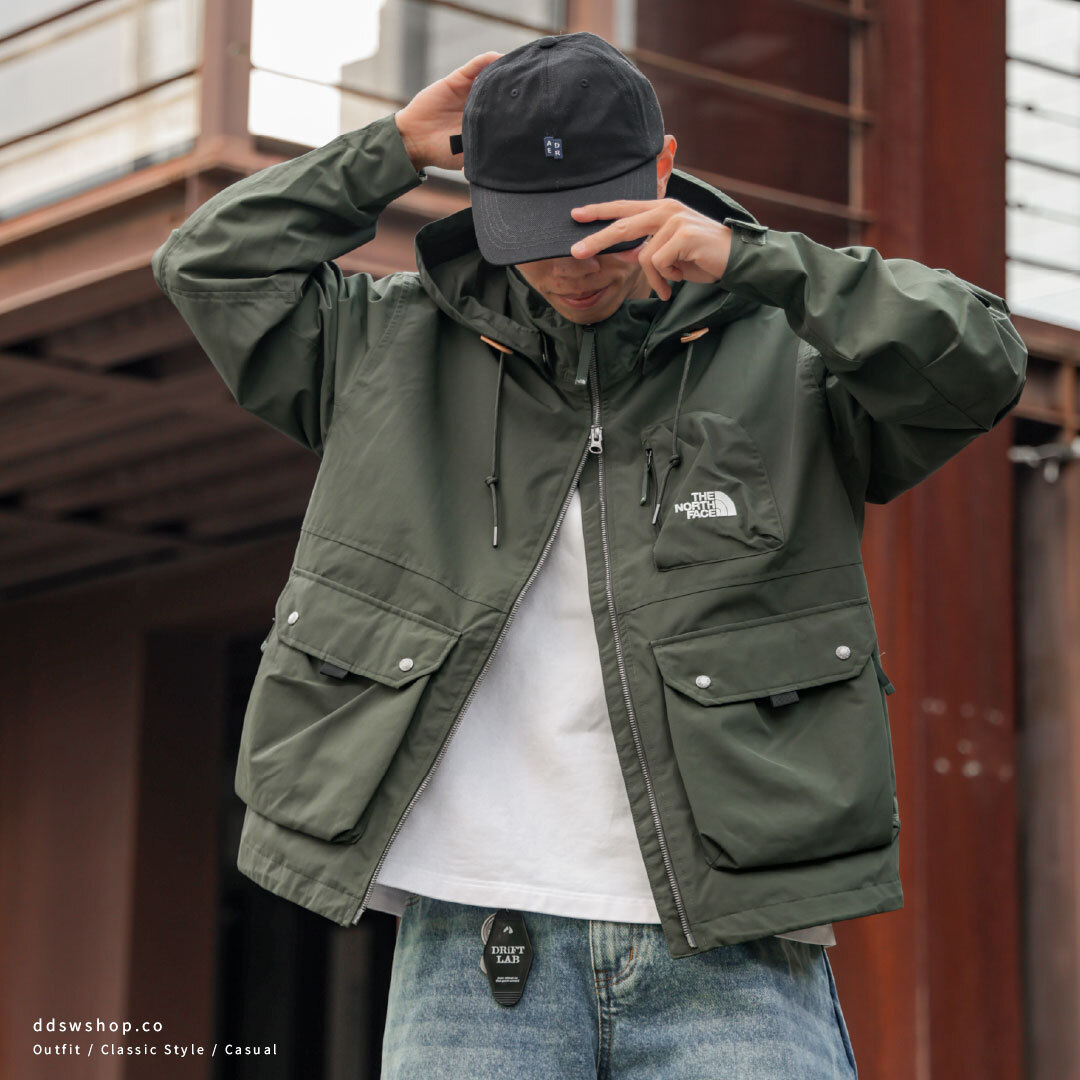 "現貨" The North Face KR M'S UTILITY WP JACKET NJ2HR55 可拆卸風帽 多功能 防水機能 外套