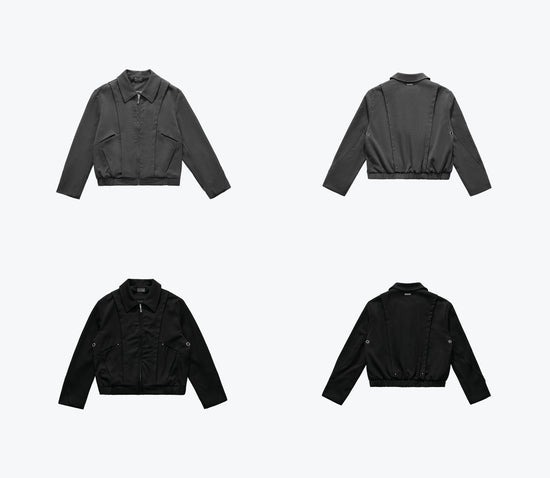 SENSE Beaver Zip Short Jacket