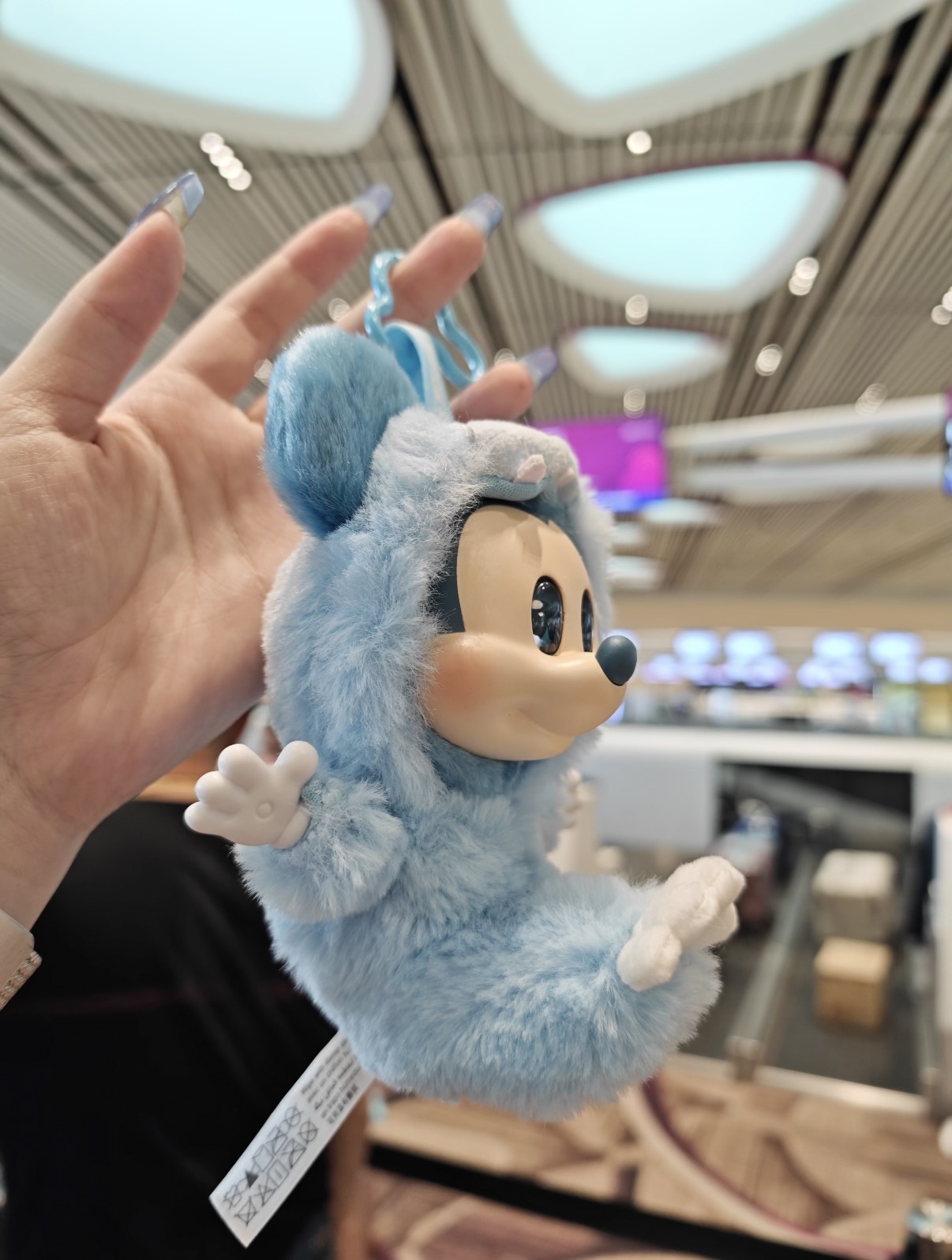 <正版授權>Disney 新加坡 機場限定 魚尾獅米奇 掛件 吊飾 娃娃