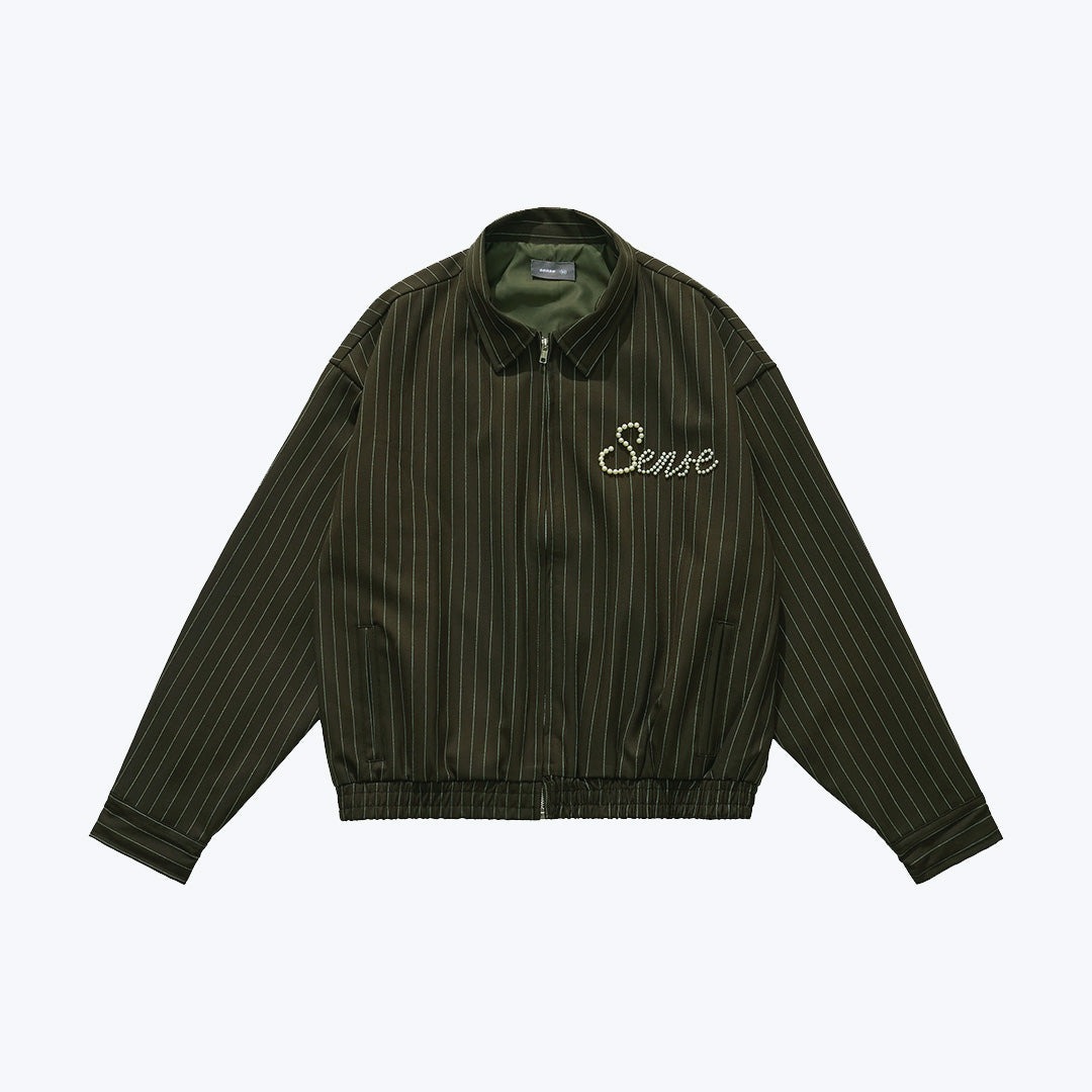 SENSE Pearl Striped Jacket