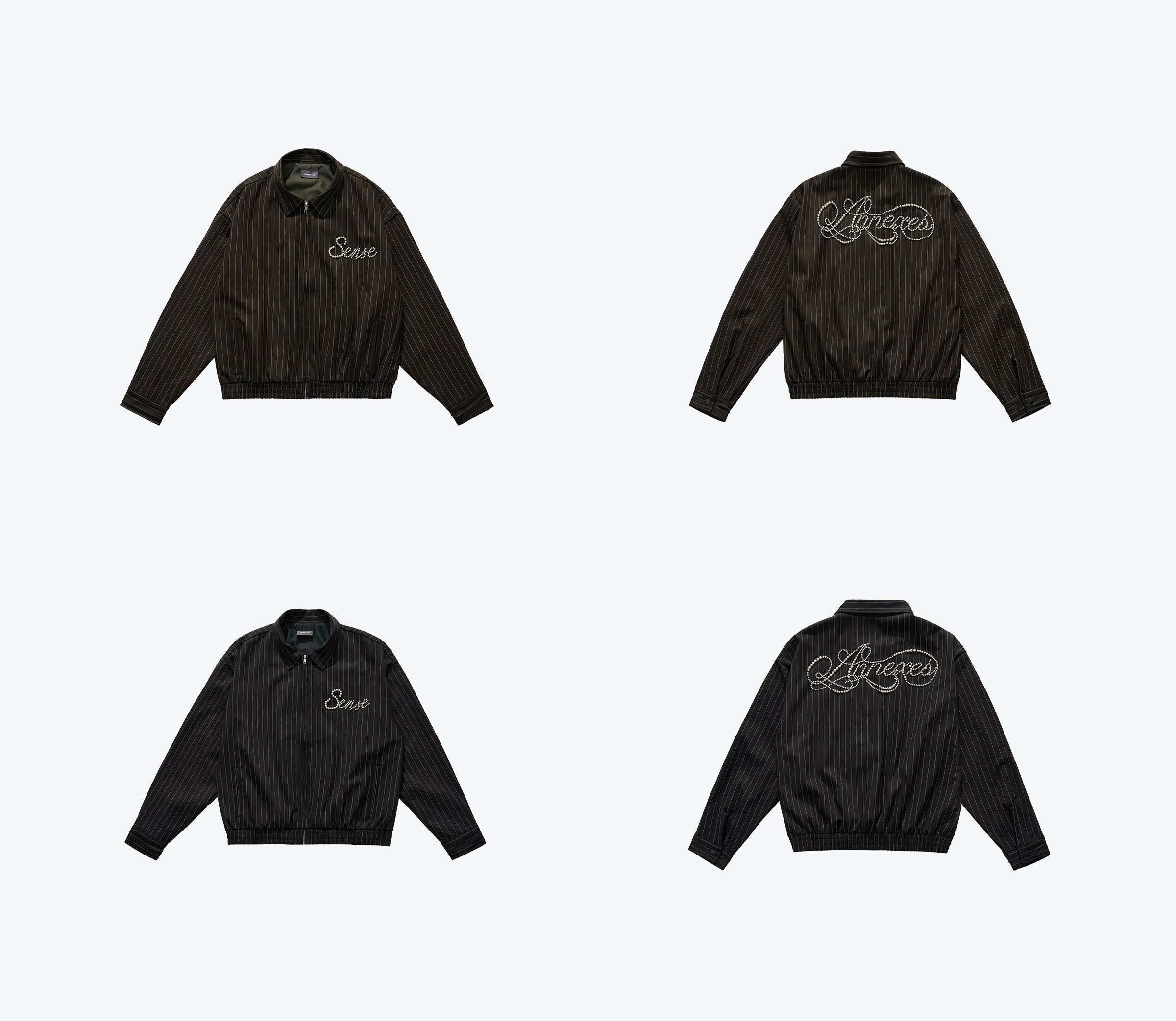 SENSE Pearl Striped Jacket