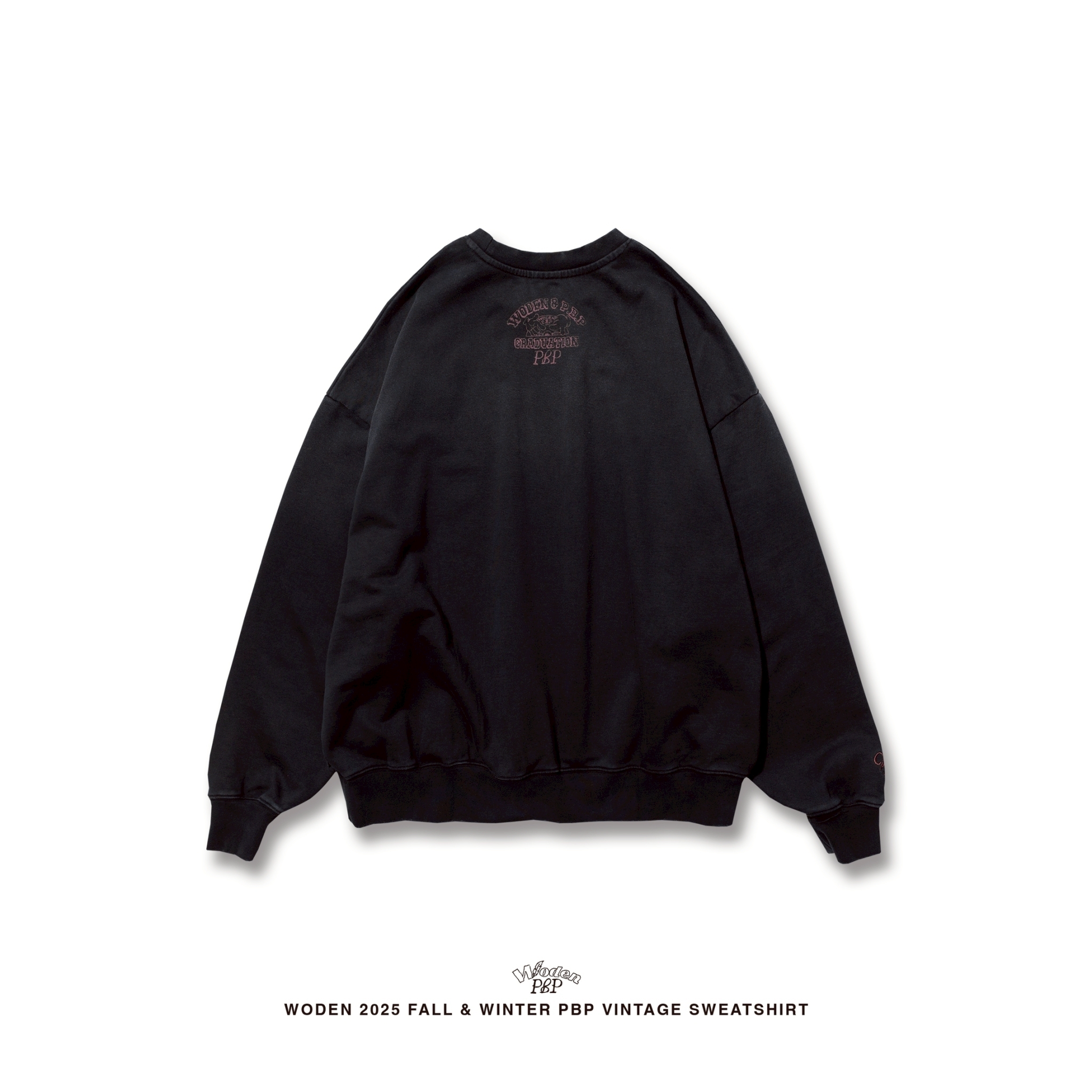 WODEN® X P.B.P® 023 Vintage College Sweatshirt