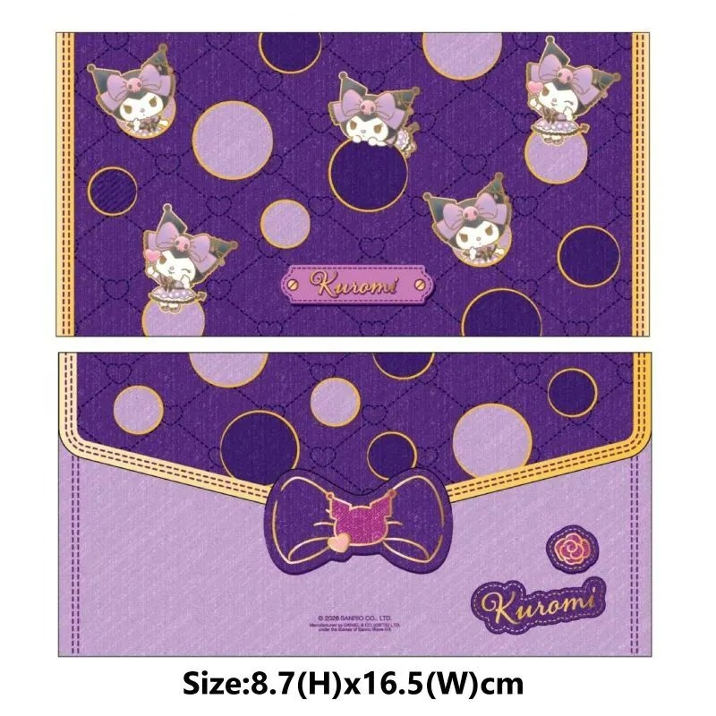 Sanrio 2026賀年系列 銀包形圖紋長利是封 (細) 8個/包