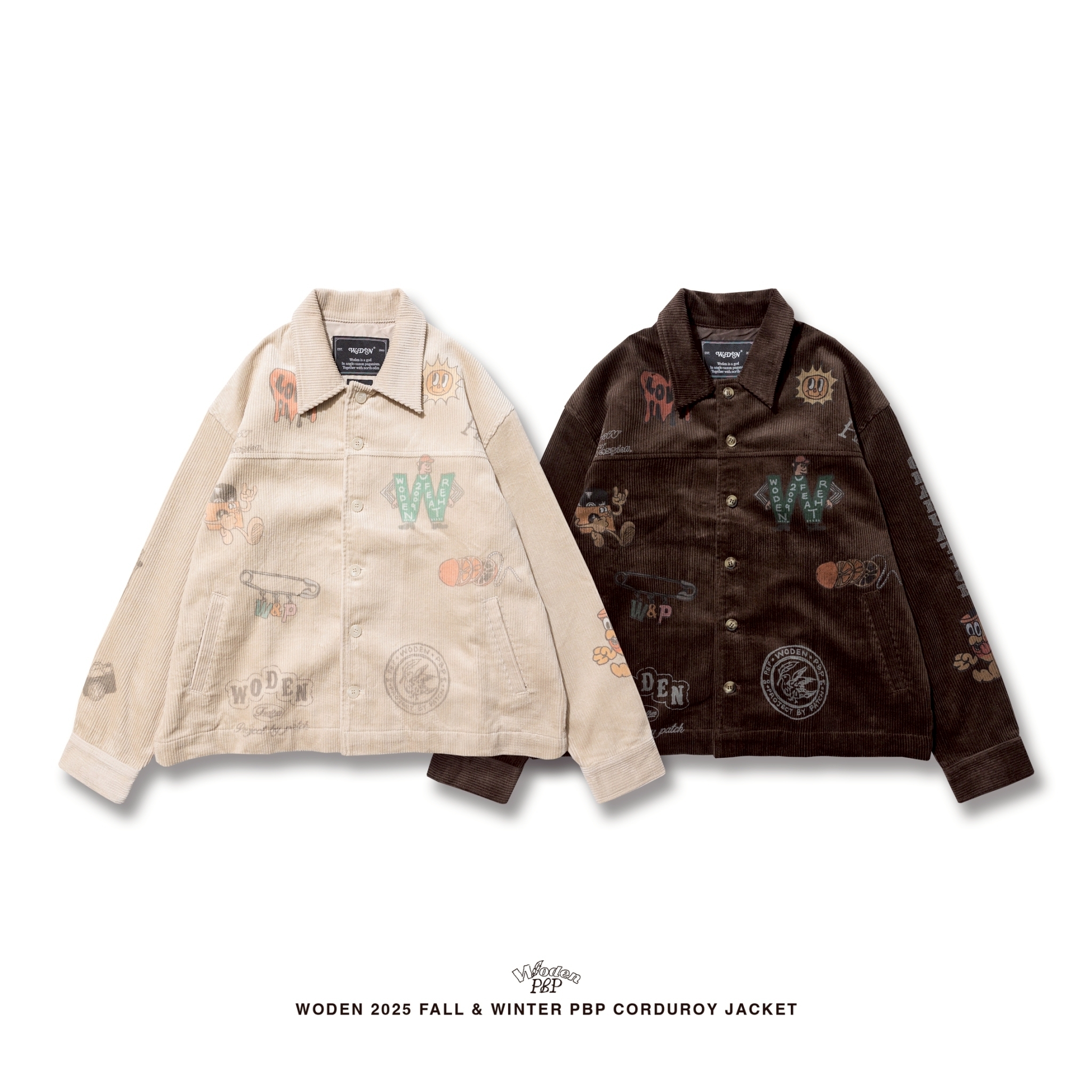 WODEN® X P.B.P® Senior cords 025 Corduroy Jacket