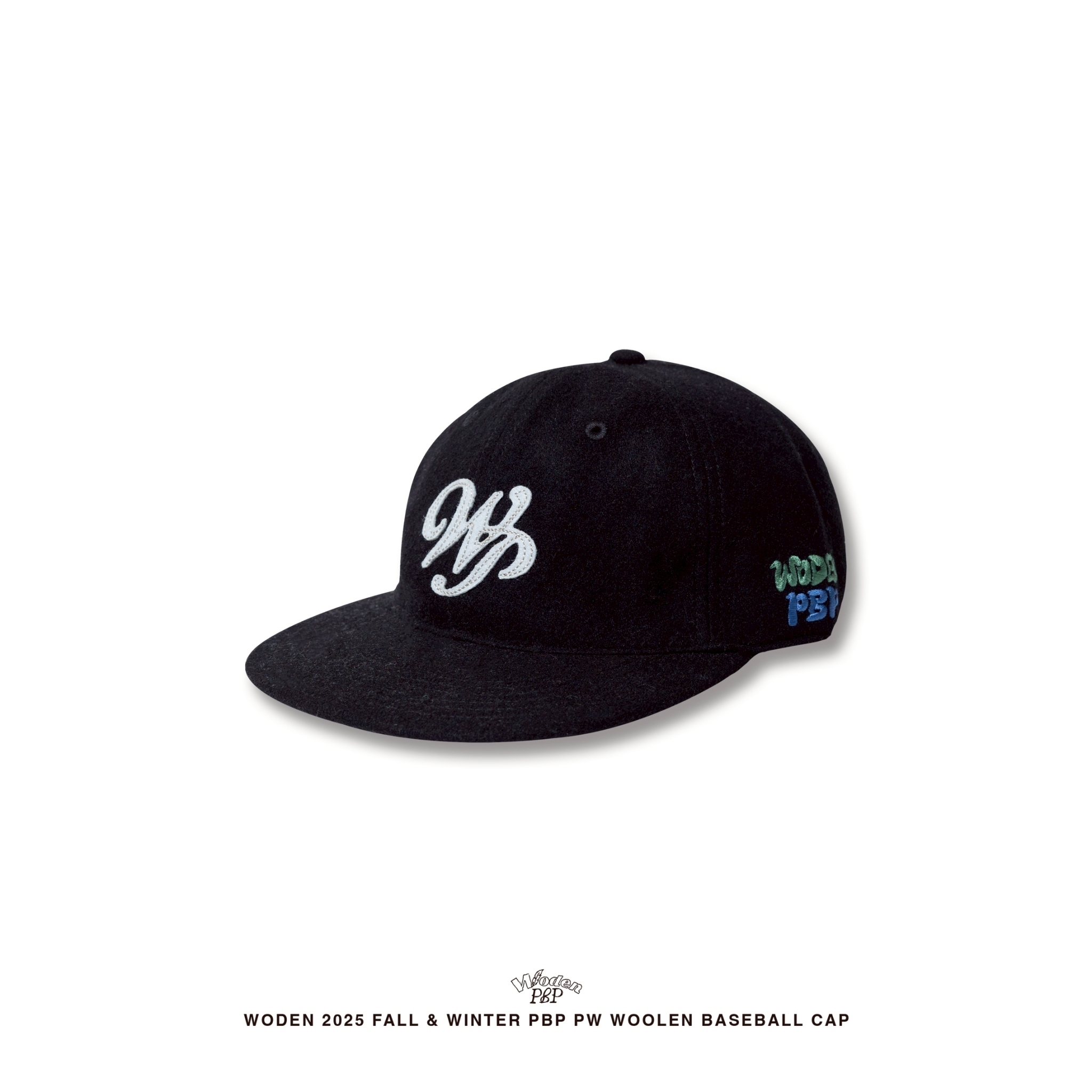 WODEN® X P.B.P® 027 PW Woolen Baseball Cap