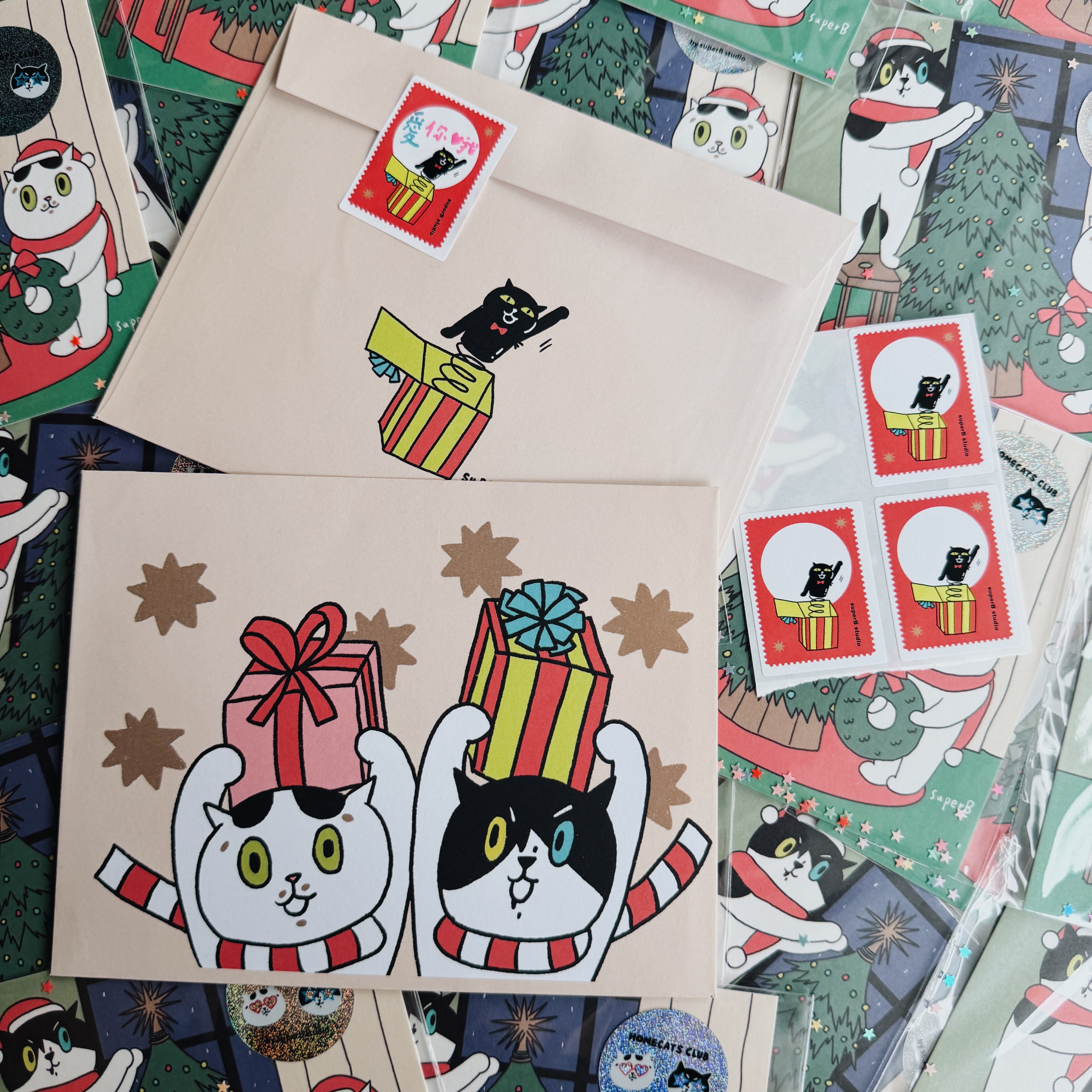 禮來囉！ 信封+貼紙組｜superB studio