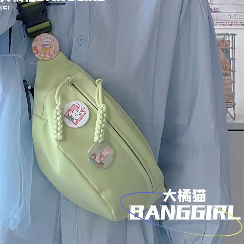 日常女孩 逛街包腰包斜挎包