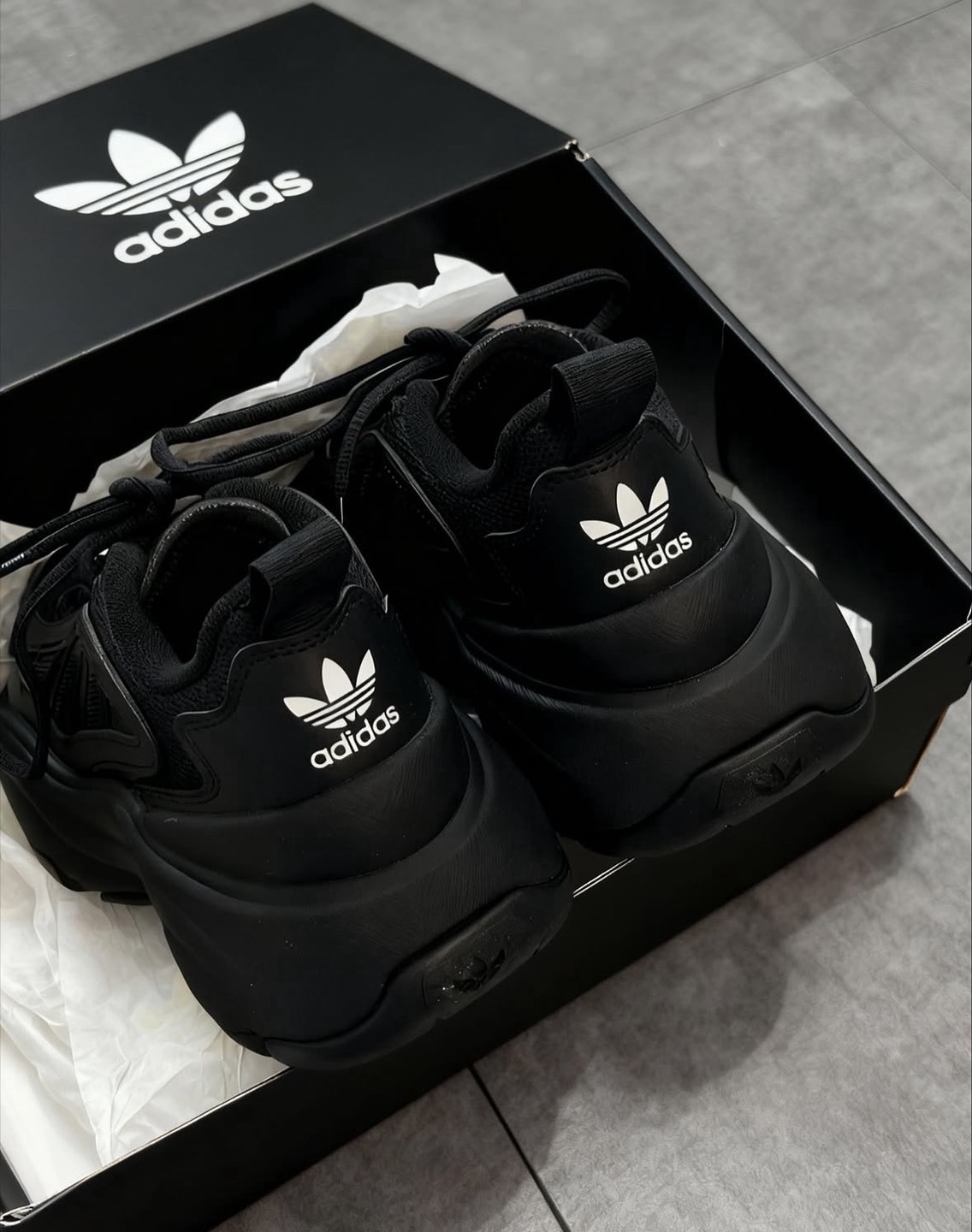 【預購】Adidas Originals Ozgaia Super Jet Black 黑色 厚底 老爹鞋⁣ 增高  女鞋 JQ4110