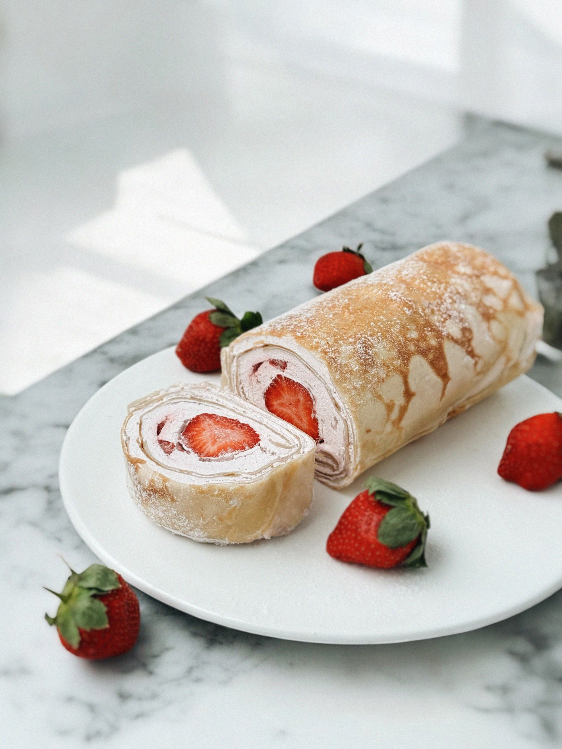 全素草莓千層卷