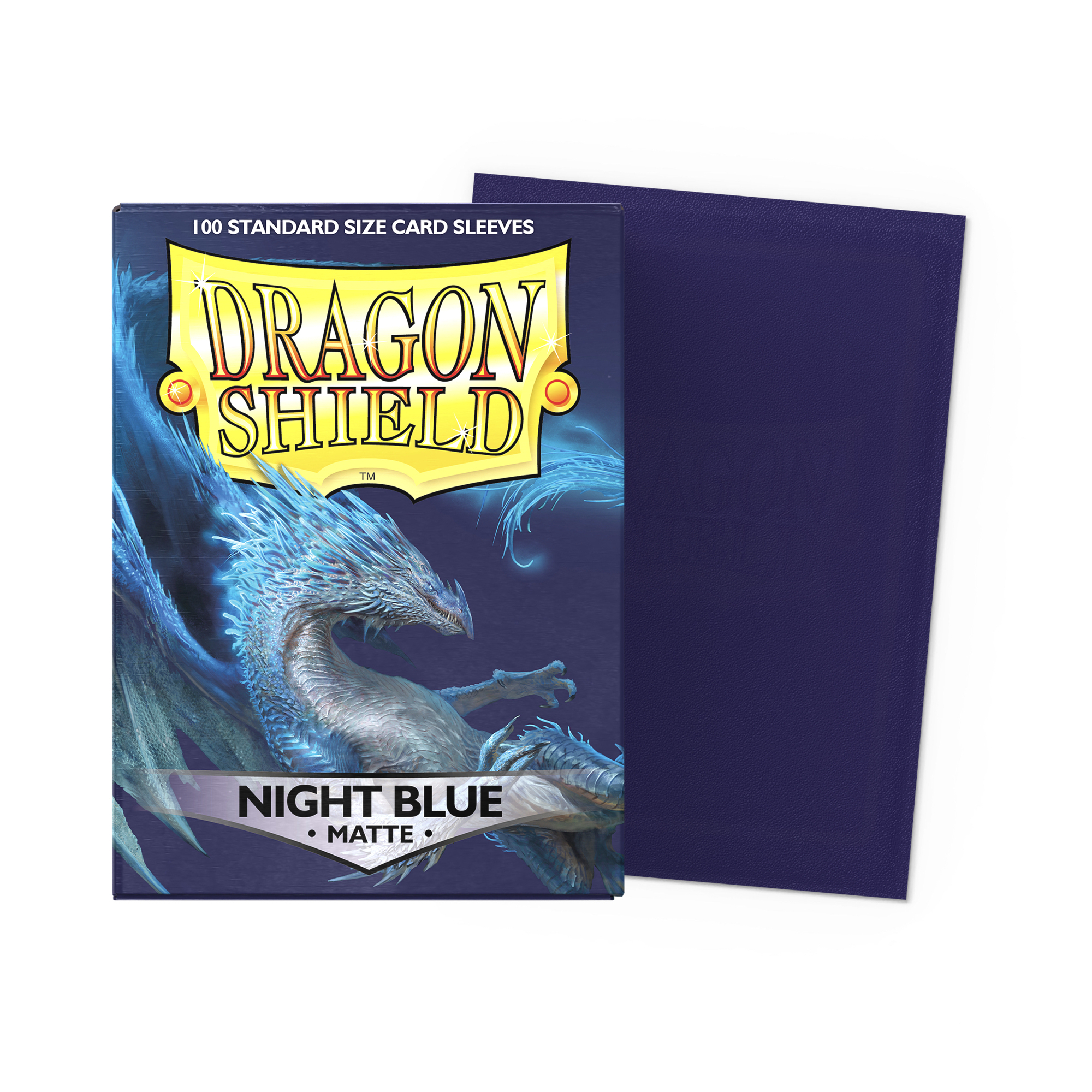 Dragon Shield 100 Matte Sleeves - Night Blue - Standard Size (AT-11042)