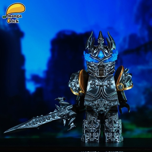 【預訂】【Manga Brick】巫妖王 阿薩斯（全開模巨型人仔）