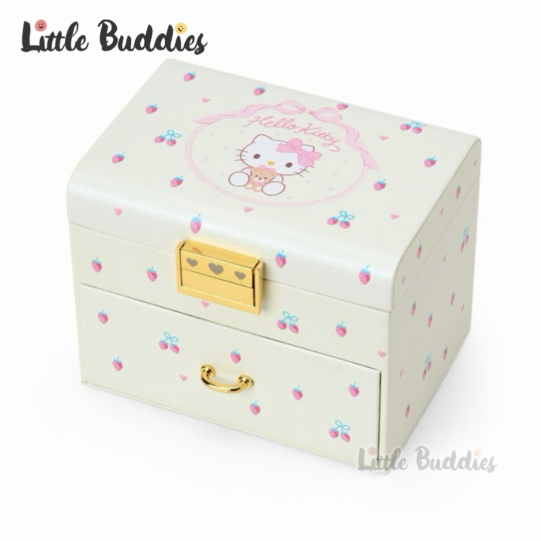 日本 Sanrio PU皮首飾盒