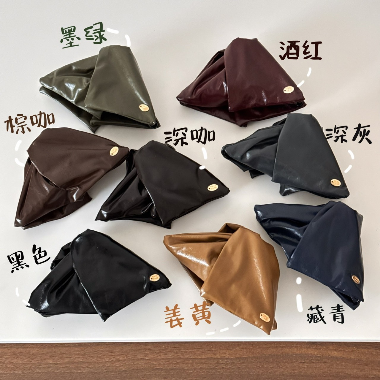 No.9177 皮革金標蝴蝶鯊魚夾