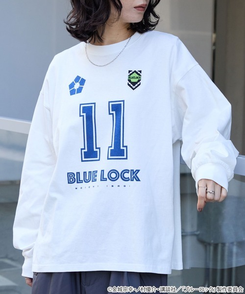 日本🇯🇵連線 MONO-MART x BLUE LOCK 藍色監獄 塗鴉印花長袖T恤 美式 印花 插畫風 寬鬆 落肩 長袖 休閒 5款(任買兩件711免運)/預購