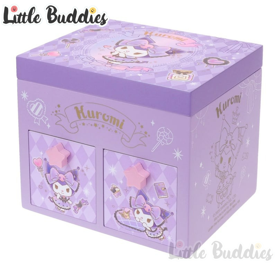 Sanrio Kuromi 木製音樂首飾盒