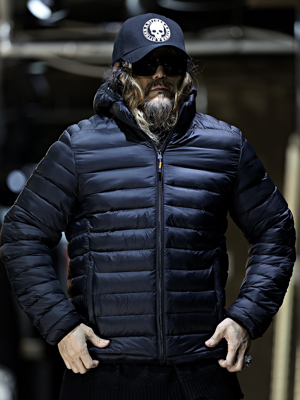 連帽可拆輕質羽絨外套