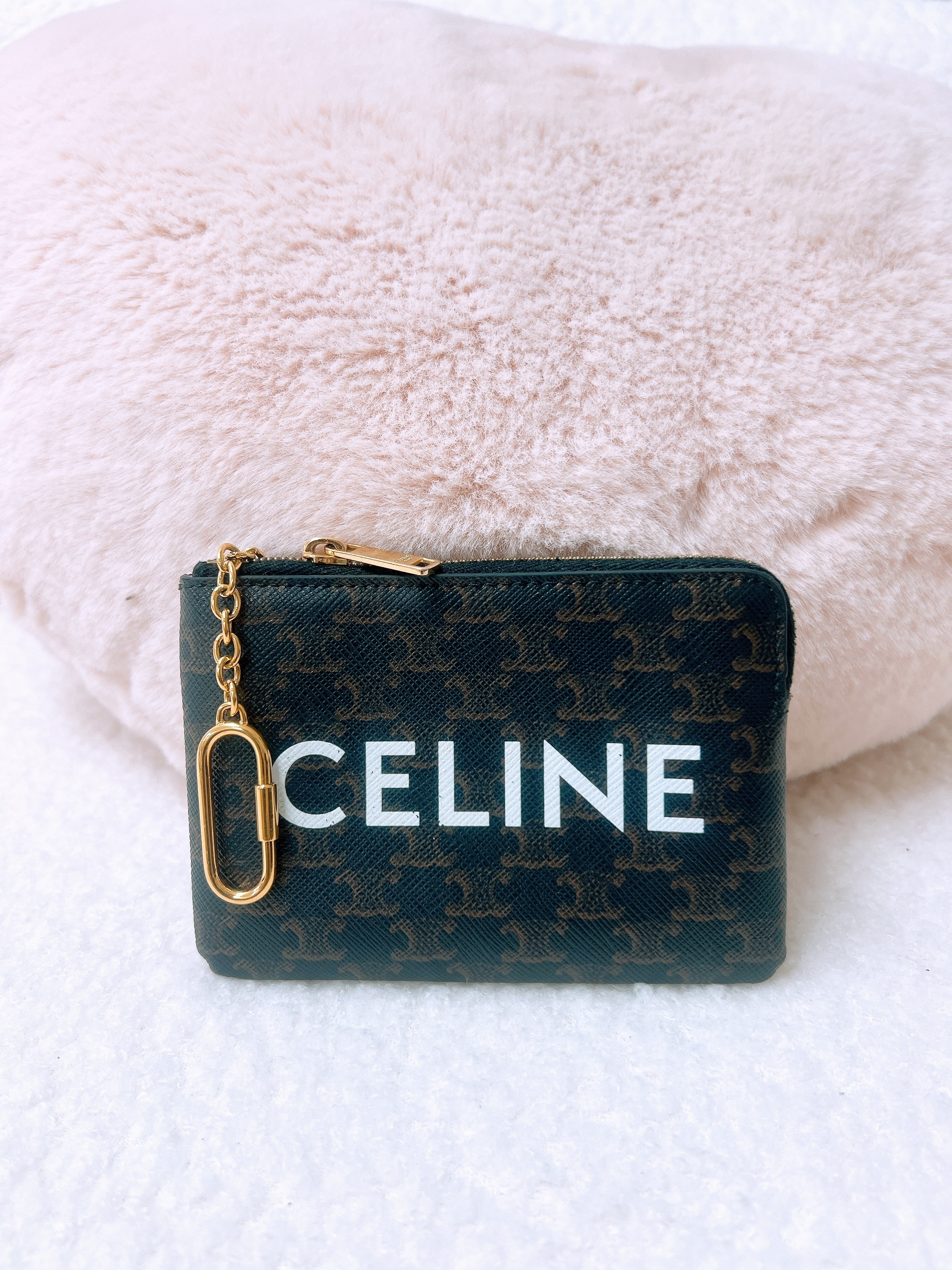 Celine coin purse brown monogram