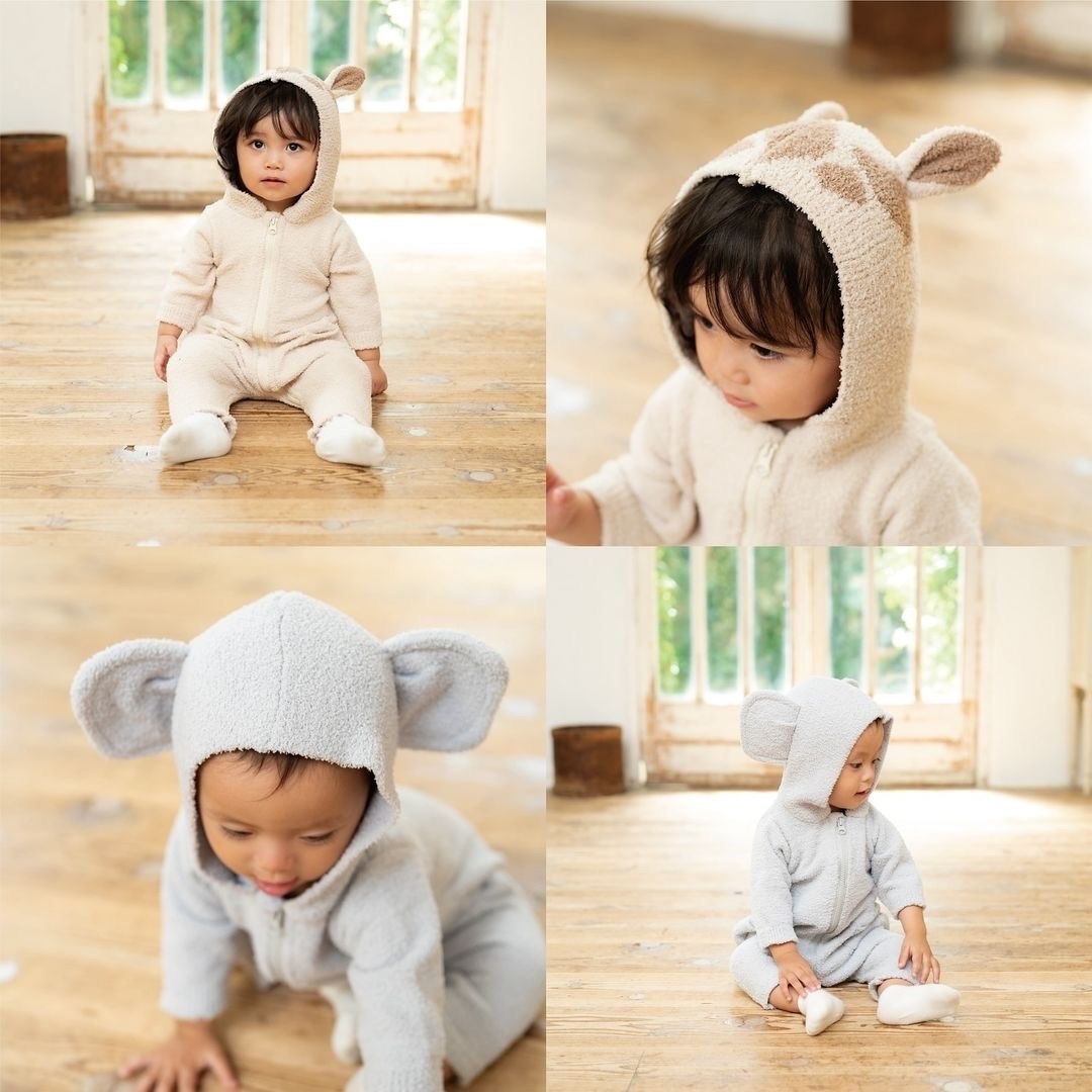 𝐂𝐨𝐭𝐭𝐨𝐥𝐢 小熊/小鹿 半邊絨連身衣