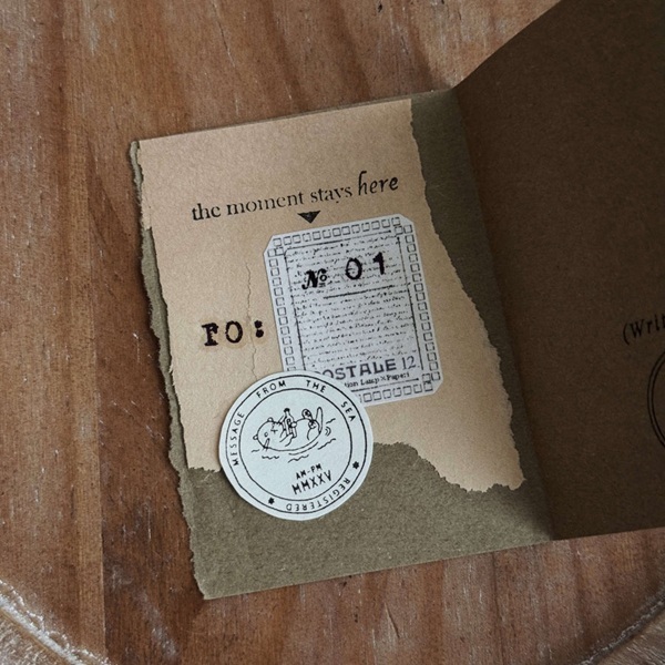 SOM．Message from the sea 櫸木印章 共二款