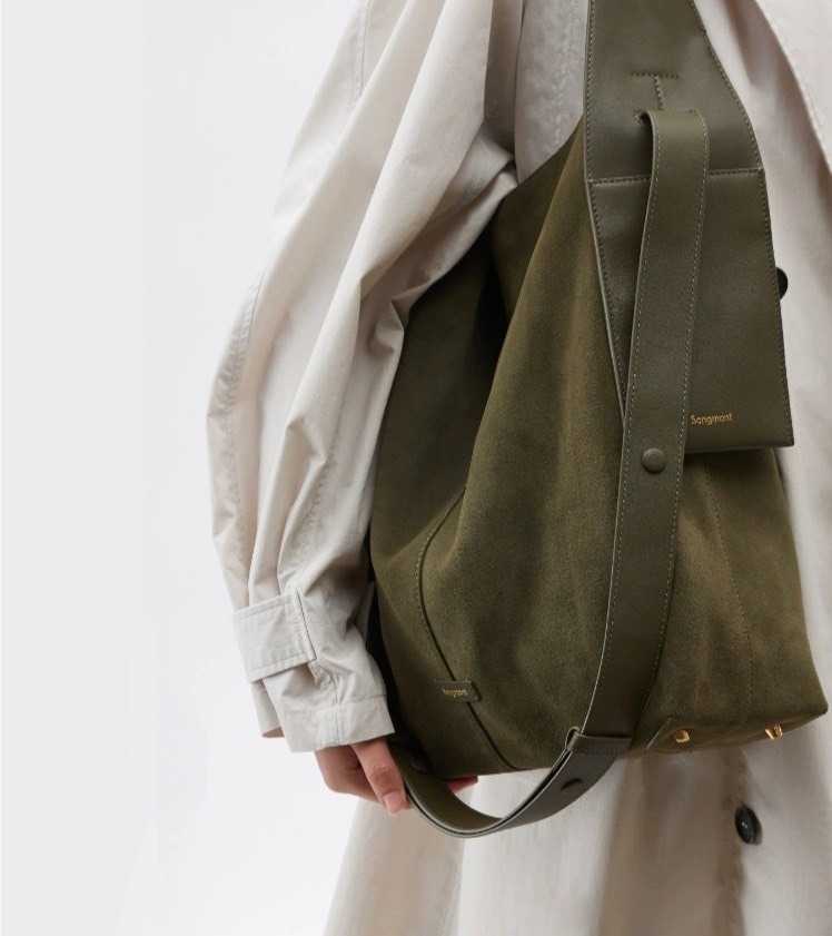 No.8029 麂皮耳掛側背托特包