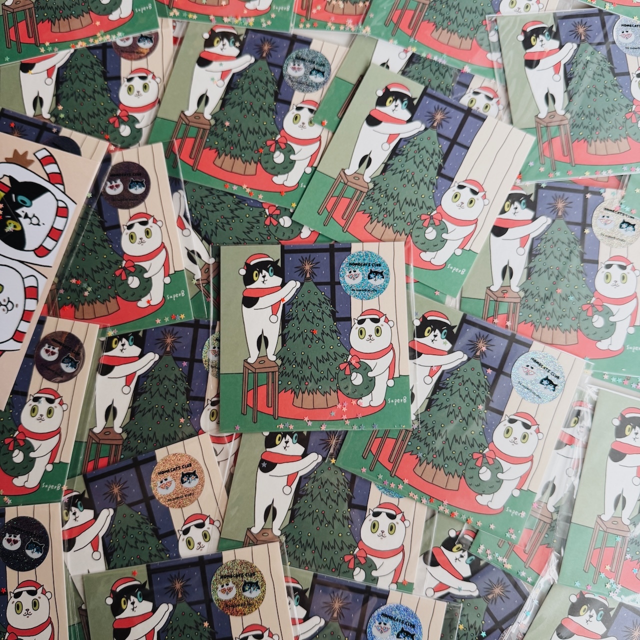 立樹節迷你黑膠 聖誕卡 ｜superB studio