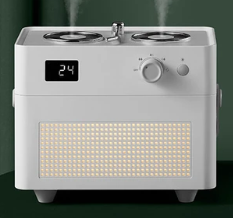 日式雙噴頭便攜式加濕器(白) (非日本製)