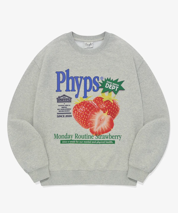 SC015 Phyps 士多啤梨LOGO長袖上衣 PES1CR302A