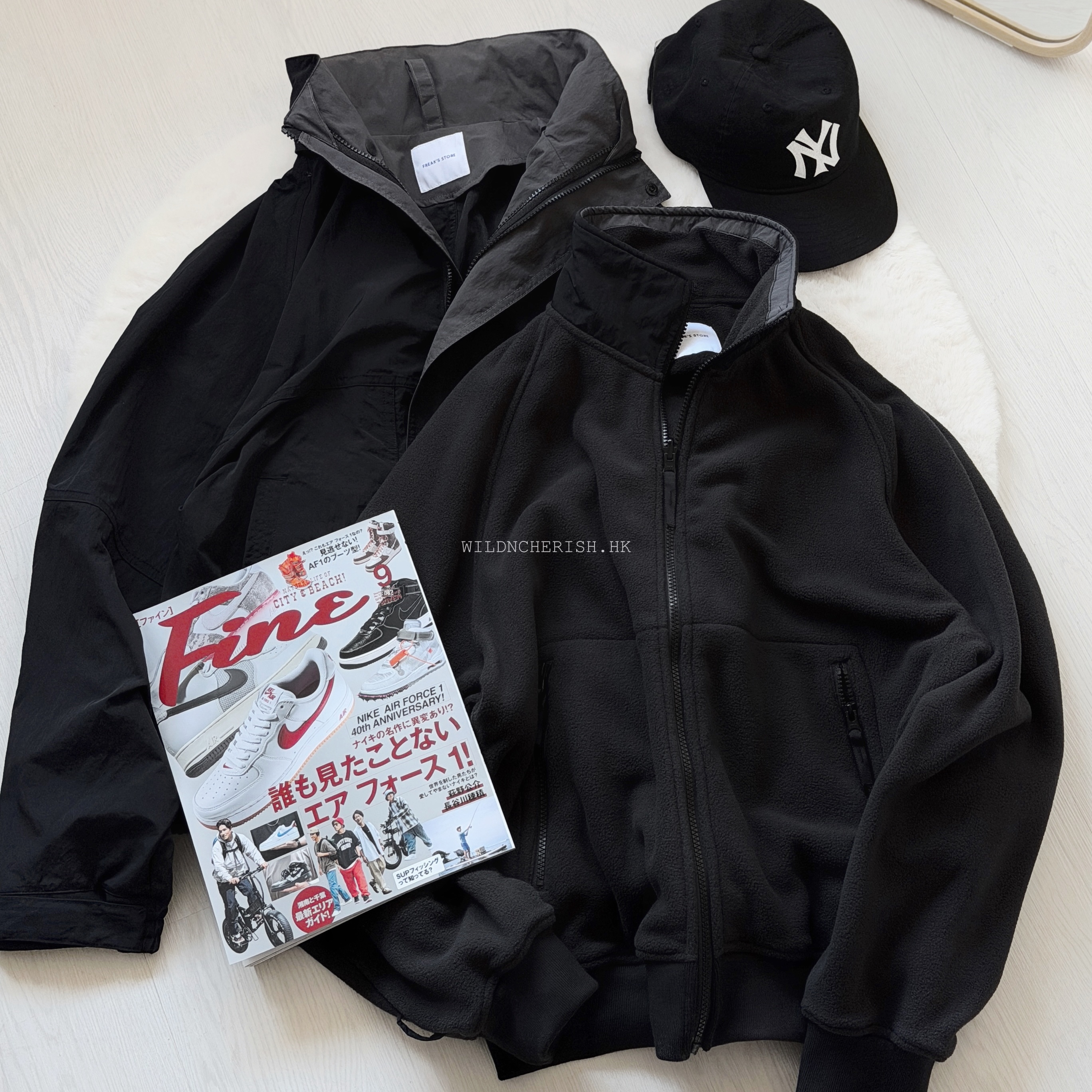 現貨 | Freak's Store 3-WAY Nylon Fleece Zip Liner Set 可拆式 多功能外套