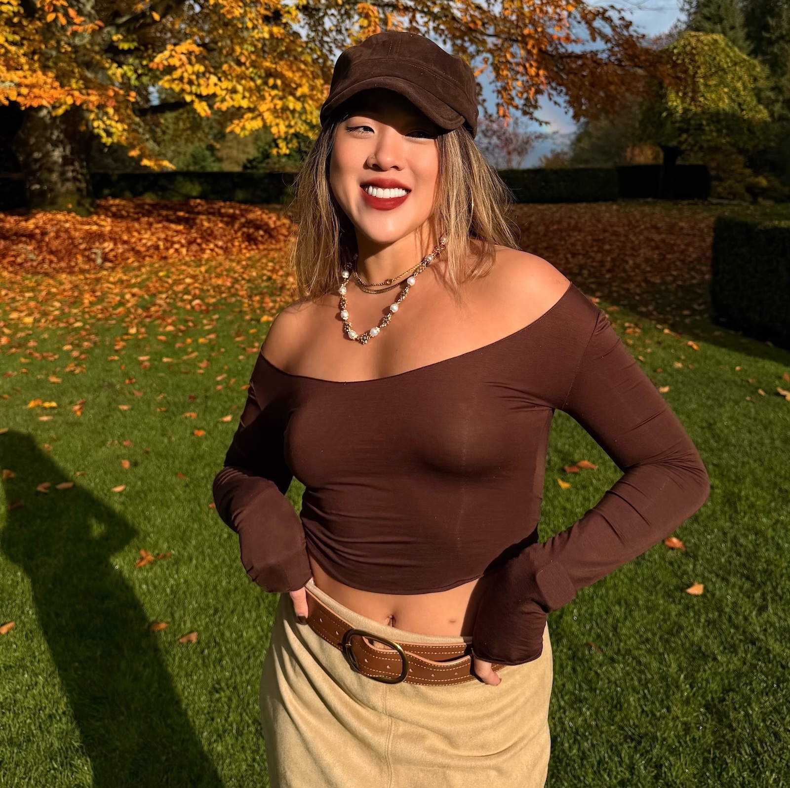 𝑨𝒍𝒍-𝒅𝒂𝒚 𝑩𝒂𝒓𝒆 🧺美式裸肌柔彈Tee(4色)