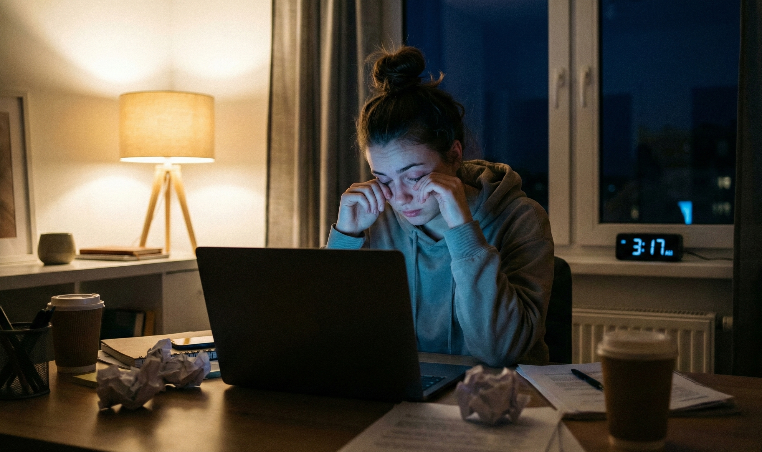 熬夜是影響皮質醇分泌的原因之一