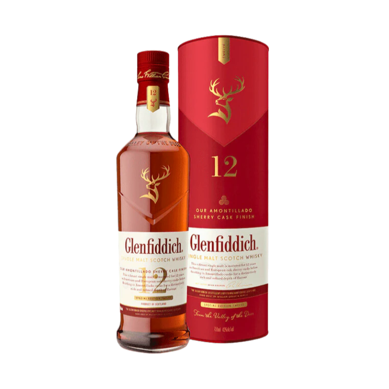 Glenfiddich 英國 格蘭菲迪 12年天使雪莉單一純麥威士忌 700ml [PRO0449]