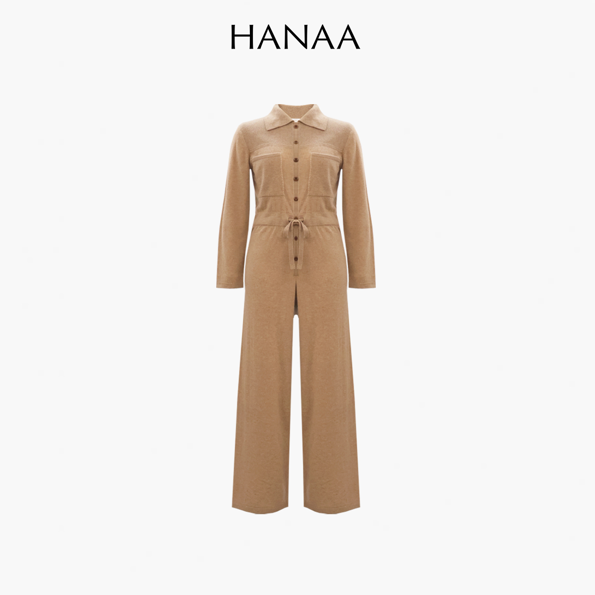 HANAA 新款100%康賽妮羊絨針織連體褲