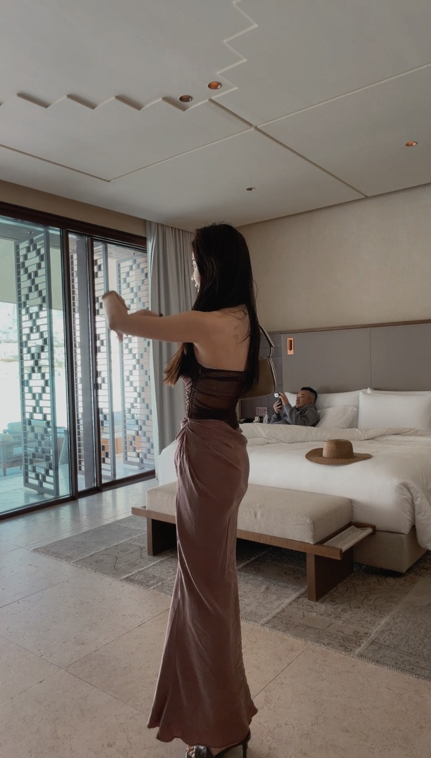 歐美系微透設計洋裝