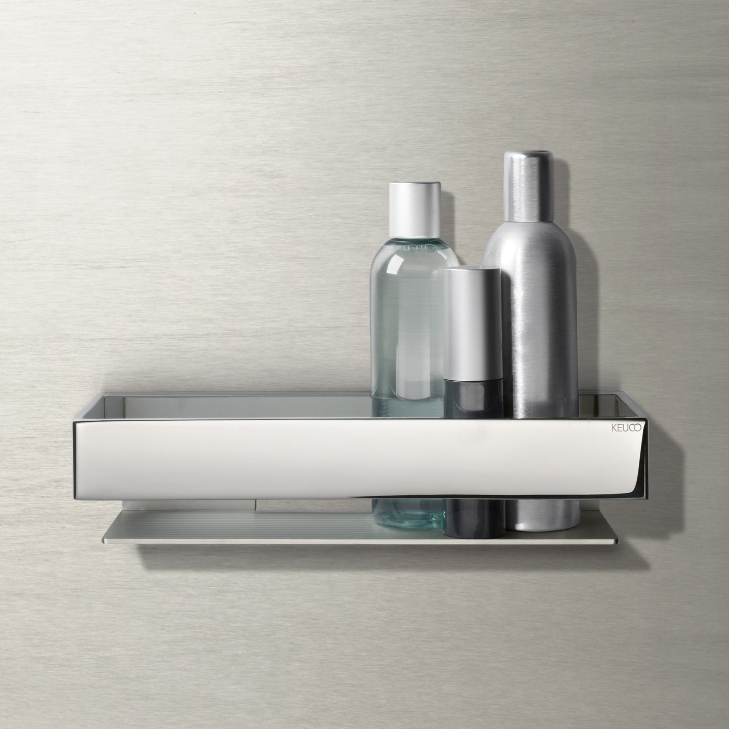 KEUCO｜Edition 11 方形置物籃 30cm 鉻色 KU11158010000