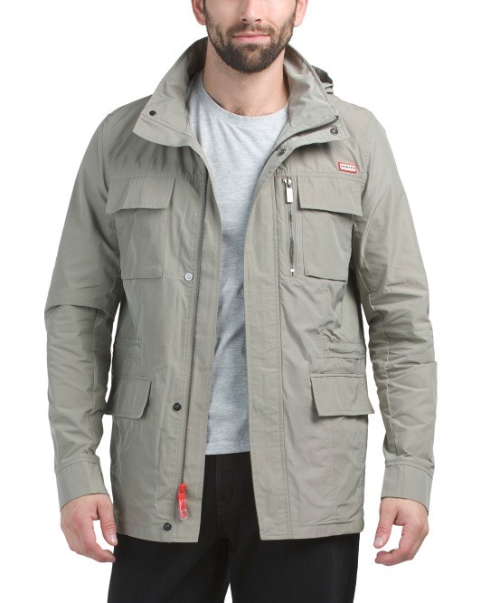 【預購】Q121601 HUNTER 橡木色男裝Pleydell 高級野戰夾克