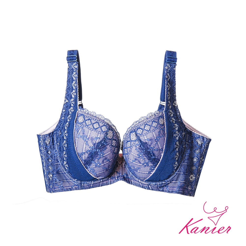 【Kanier卡妮兒】夢見愛神維納斯 雙層網布 機能型內衣【2352.2353 寶藍 -B / C / D / E / F / G罩杯】