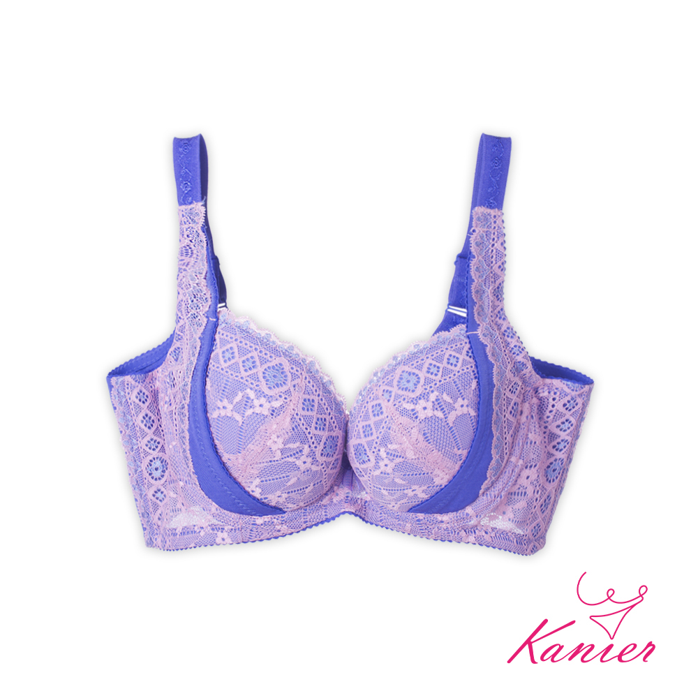 【Kanier卡妮兒】夢見愛神維納斯 雙層網布 機能型內衣【2352.2353 亮藍 -B / C / D / E / F / G罩杯】