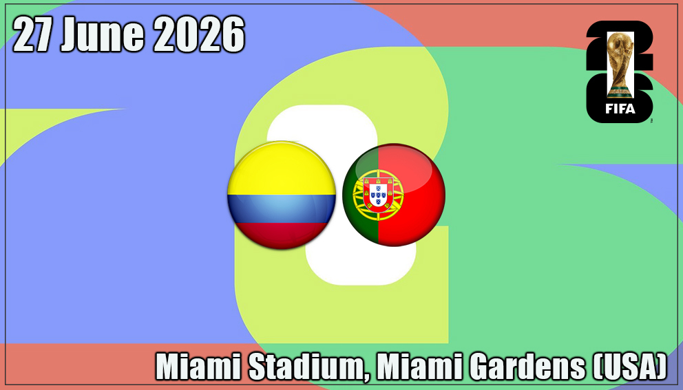 Match 71| Group K | Colombia vs Portugal