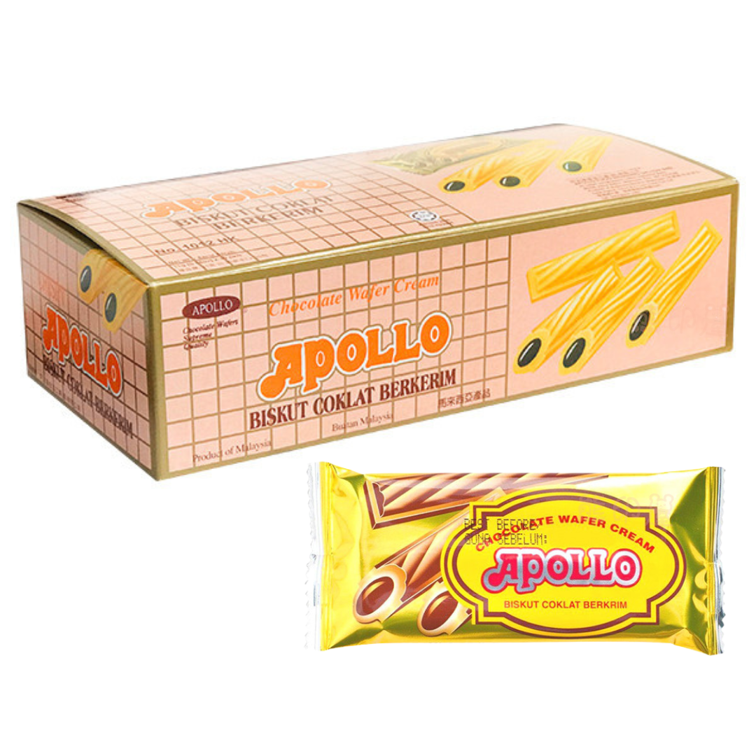 阿波羅朱古力威化蛋卷 (11g X 30包)