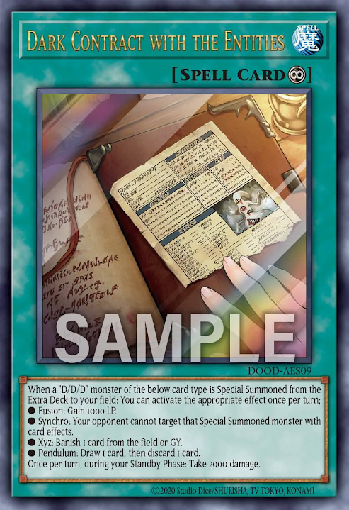 DOOD-AES09 (UR)Dark Contract with the Entities(異形神的契約書)