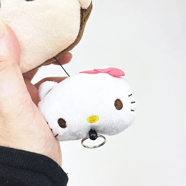 Sanrio Hello Kitty x Crayon Shin-chan Mascot Keychain with Reel