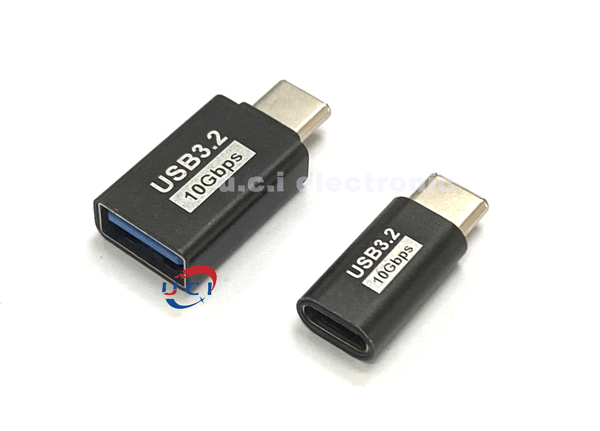 【UCI電子】(C-2-17) USB轉接頭Typec公對母轉公母 轉接頭