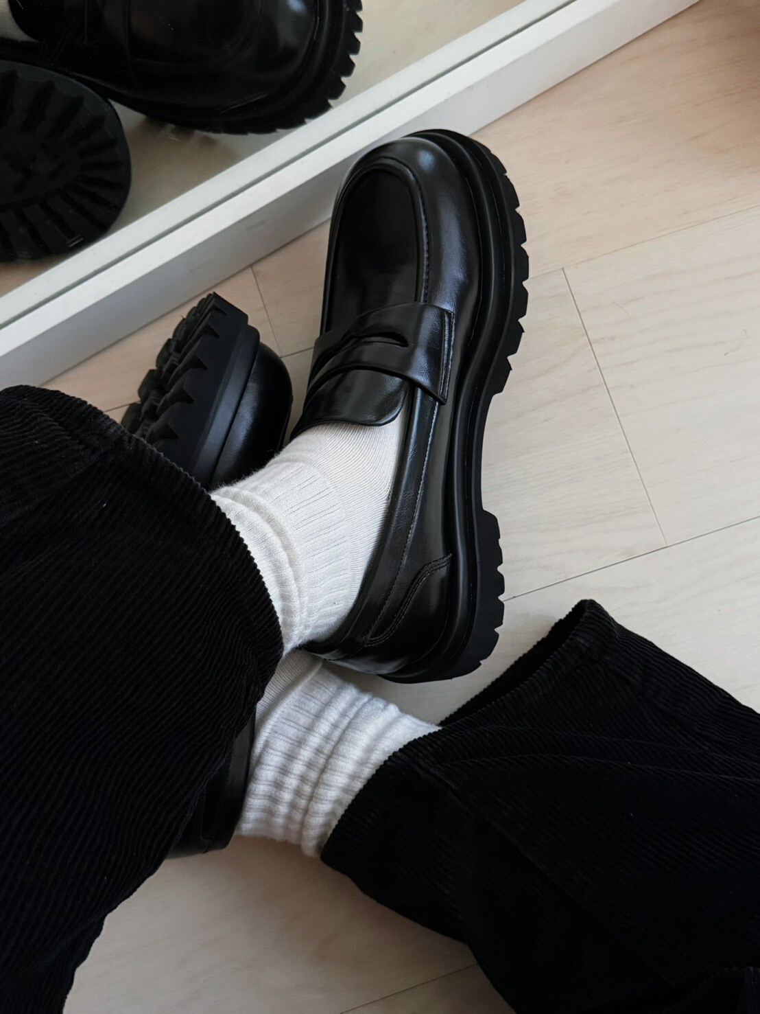 <男生穿搭神器> 🇰🇷 +5CM經典百搭樂福鞋