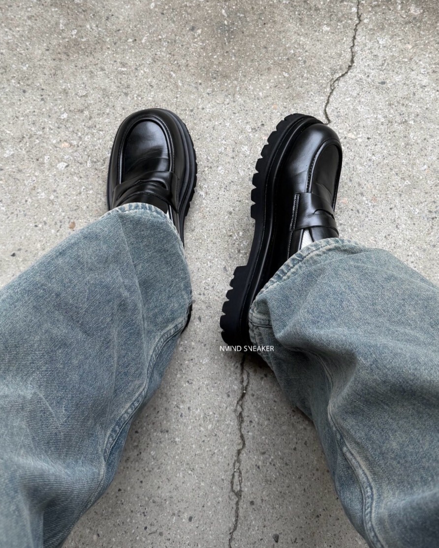 <男生穿搭神器> 🇰🇷 +5CM經典百搭樂福鞋